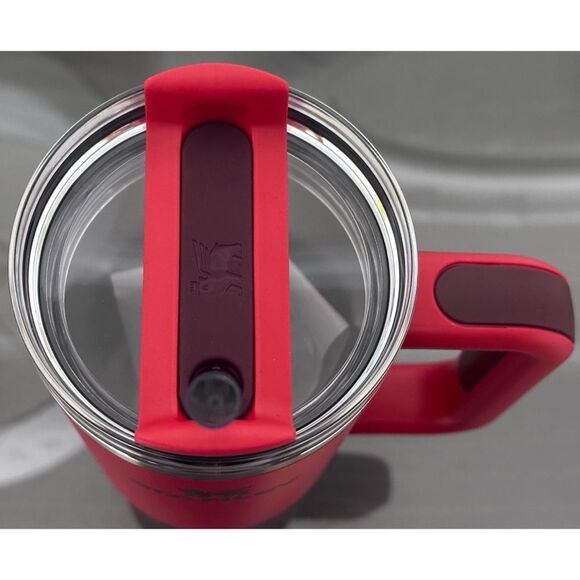 Stanley Quencher H2.0 FlowState 30oz Tumbler- LAVA/ CELEBRATION RED‎ - Picture 5 of 6